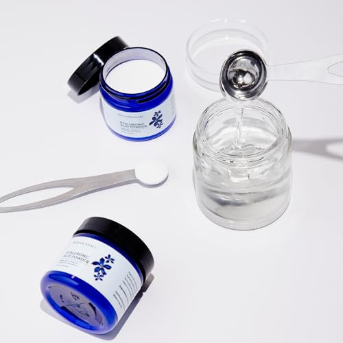 Pure Hyaluronic Acid Powder – 100% Natural, Vegan, U.S.-Made, - Product Imagery