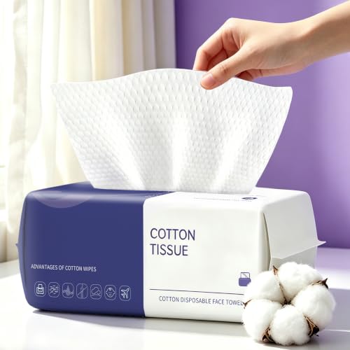 100 Count Face Towels Disposable, Clean Towels (1 Pack) - Product Imagery