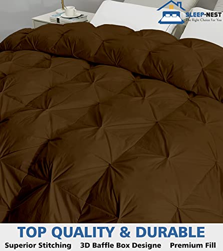 SLEEP-NEST Oversized King Comforter 132 x 120 Inch Hotel Luxury - Product Imagery