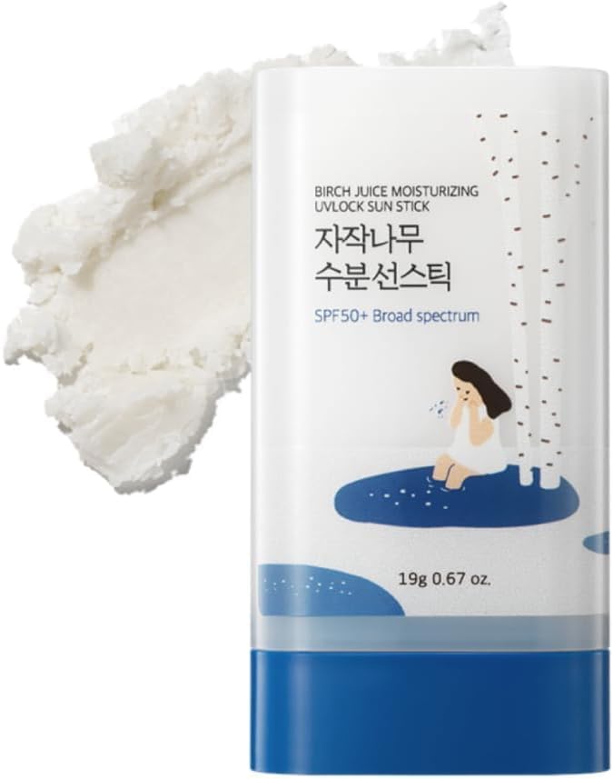 ROUND LAB Birch Juice Moisturizing Sun Stick SPF 50+, 0.67oz - Product Imagery
