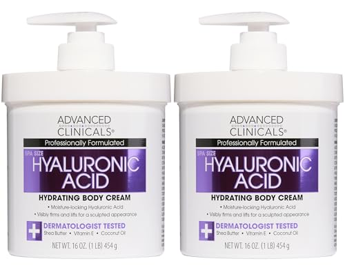 Advanced Clinicals Hyaluronic Acid Moisturizer Body Cream - Advanced Clinicals Official Imagery - 1