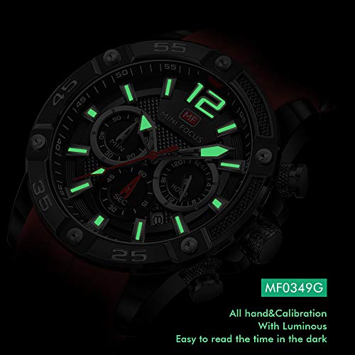 MF MINI FOCUS Men Watches Unique Casual Wrist Watches - Product Imagery