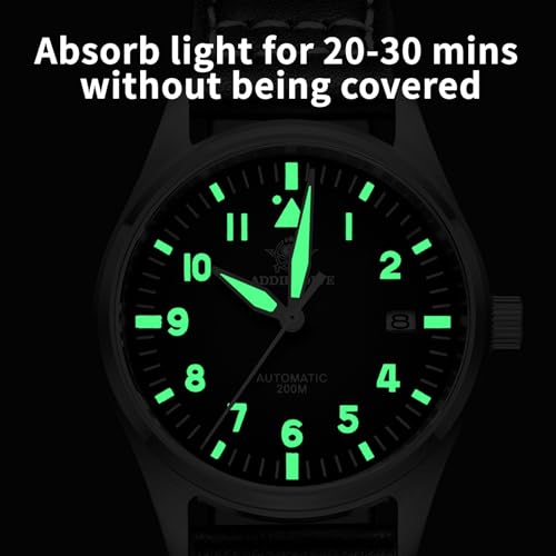 ADDIESDIVE Automatic Watches for Men Stainless Steel Diver 200 M - Product Imagery
