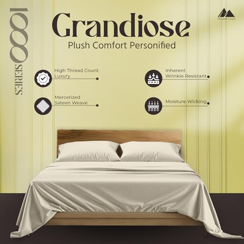 Mayfair Linen 100% Pure Egyptian Cotton Sheet Queen Size - - Product Imagery
