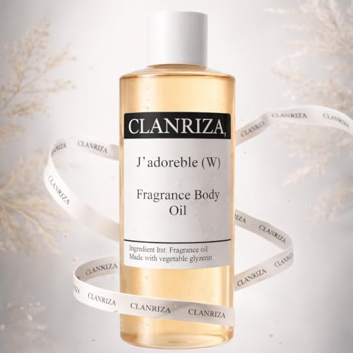 4 Fl Oz J'Adoreble Natural Fragrance Body Oil - Product Imagery