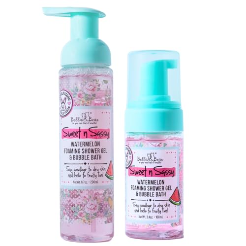 Sweet Sassy Foaming Shower Gel Bubble Bath Full and Mini - Bella and Bear Official Imagery - 1