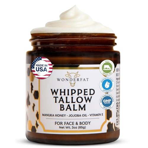 Wonderfat Fragrance Free Whipped Tallow Balm – Beef Tallow Face Cream - View 1