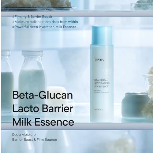 IUNIK Beta-Glucan Barrier Milky Toner Essence - Deep Hydration - Product Imagery