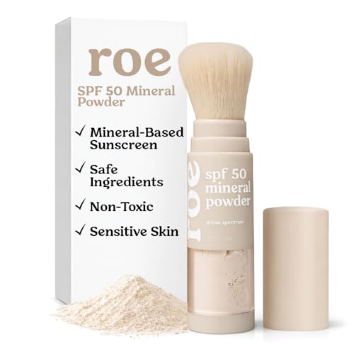 Roe Wellness SPF 50 Powder Sunscreen Mineral Based Non Toxic - Roe Wellness Official Imagery - 1