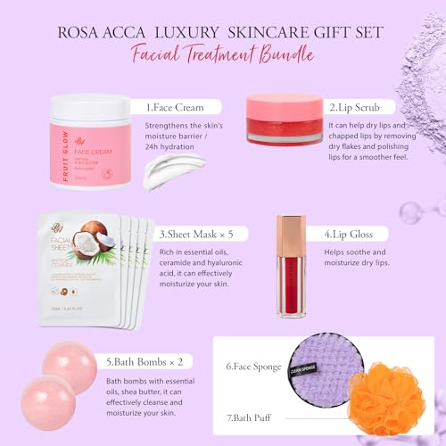 42 Pcs Mother's Day Gifts, Super Fruit Bath and Body Spa Gift - Product Imagery