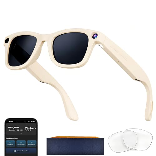 AI Smart Glasses with Camera, 8MP HD Camera Glasses for - Product Imagery