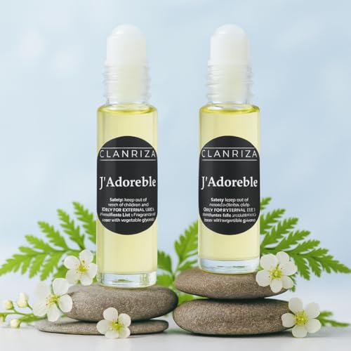 10ml Roll-On Glass Bottle J’Adoreble Fragrance Body Oil - Product Imagery