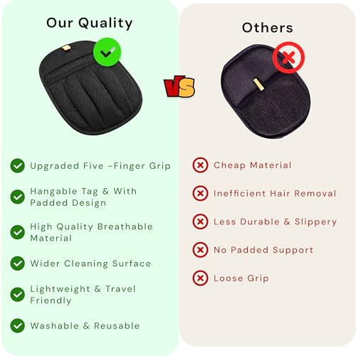 Wolfster Pet Hair Removal Gloves for Dogs & Cats - 2PCs - Product Imagery