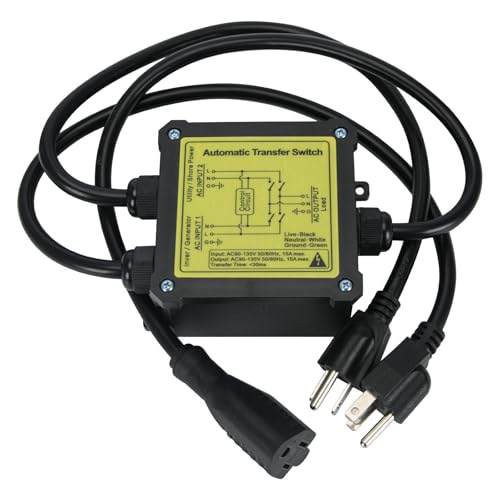 AC120V 15Amp Automatic Transfer Switch Generator ATS Auto - YAURILO Official Imagery - 1