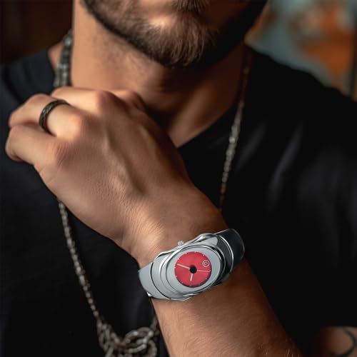 BARAMON Futuristic Quartz Watch for Men, Stylish Design - Product Imagery
