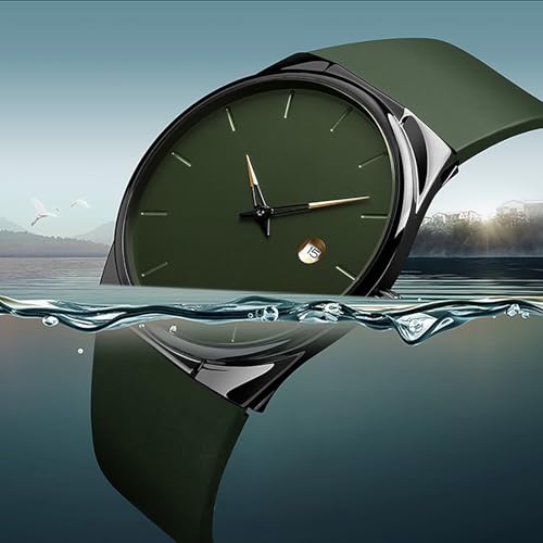 BESTKANG Unisex Minimalist Quartz Watch Date Display Men Women - Product Imagery