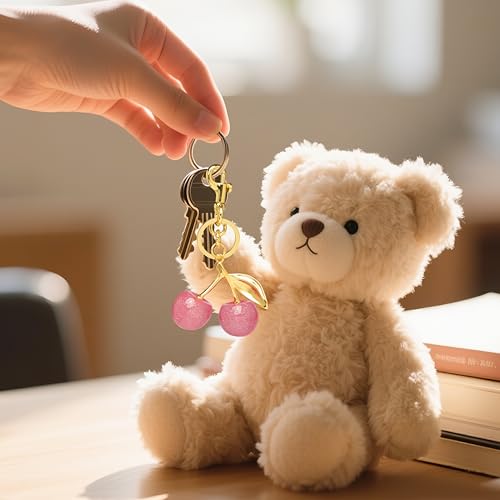 Poitvd Cherry Keychains Bag Charms Purse for Women, Car Key - Product Imagery
