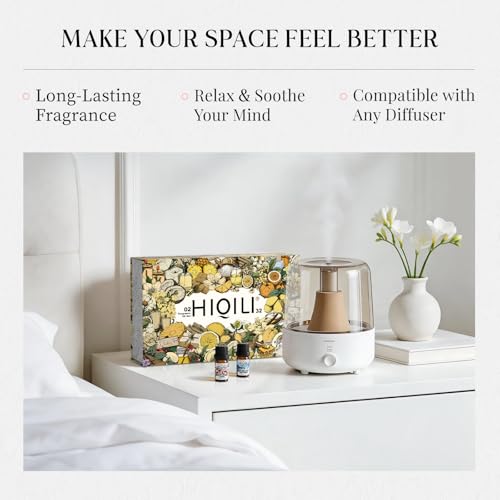 HIQILI Discovery Fragrance Oil Gift Set for Diffuser, Candle & - Product Imagery