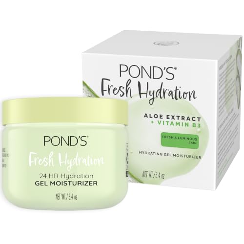 POND’S Fresh Hydration Gel Moisturizer, 24HR Hydrating Face - Product Imagery