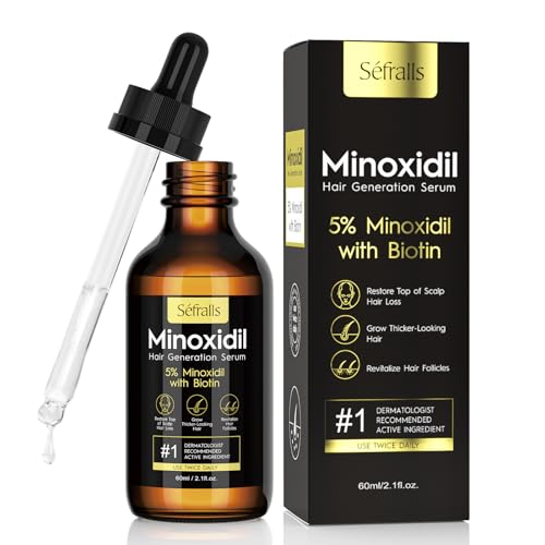 Sefralls 5% Minoxidil Hair Growth Oil - Extra Strength Growth Serum & Topical - Sefralls Official Product View 1
