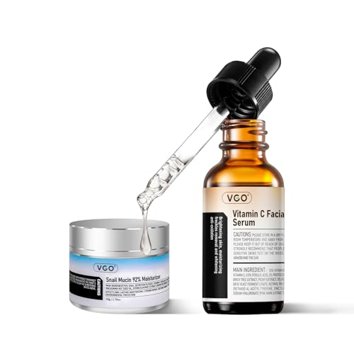 VGO Skin Care Set with Snail Mucin 92 Moisturizer 1 76 Oz - VGO Official Imagery - 1