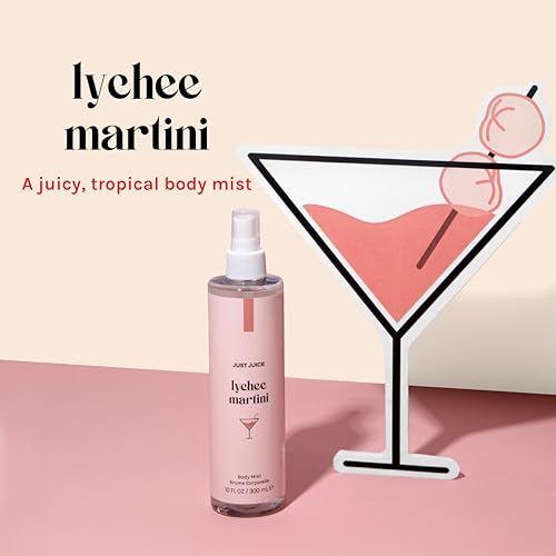 Just Juice Lychee Martini - Lychee, Passion Fruit, and Musk Body - Product Imagery