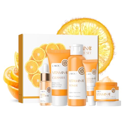 LAIKOU Vitamin C Skin Care, Skin Care Set Beginner Kit - Product Imagery