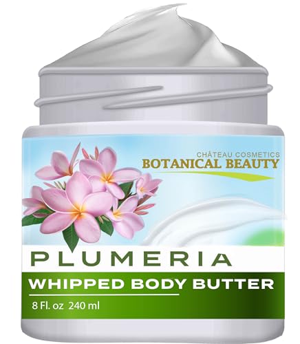 Botanical Beauty PLUMERIA WHIPPED BODY BUTTER with Shea Butter, - Product Imagery
