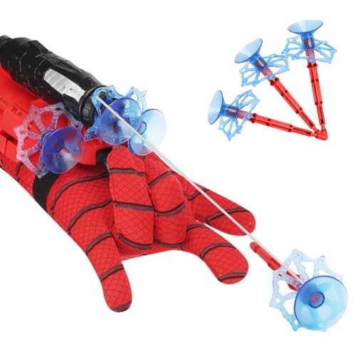 Xohny Spider Web Shooters with Glove for Kids Cosplay Party Favor - Product Imagery
