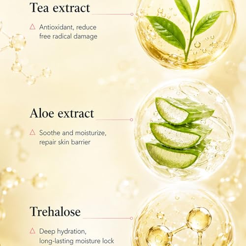 Vitamin C Smoothie Cream,Summer Icy Cool Facial Gel, Lightweight - Product Imagery