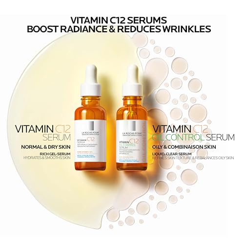La Roche-Posay 12% Vitamin C Face Serum, 2 formulas with - Product Imagery