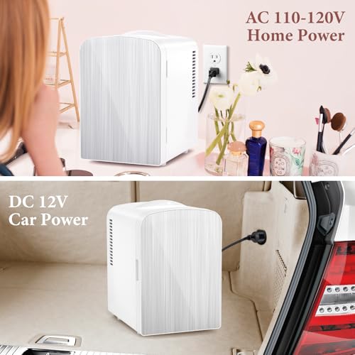 Xbeauty Mini Skincare Fridge, Compact Refrigerator with 4L - Product Imagery