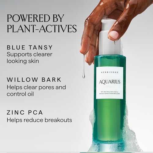 HERBIVORE Aquarius BHA + Blue Tansy Clarity Cleanser – Deep - Product Imagery