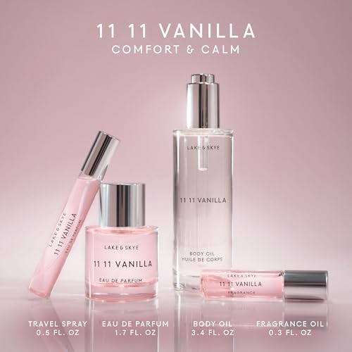 Lake & Skye 11 11 Vanilla Fragrance Oil Rollerball 0.33 fl oz - Product Imagery