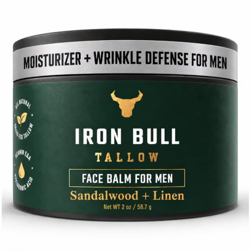 Iron Bull Beef Tallow Face Moisturizer for Men Anti Aging - Iron Bull Tallow Official Imagery - 1