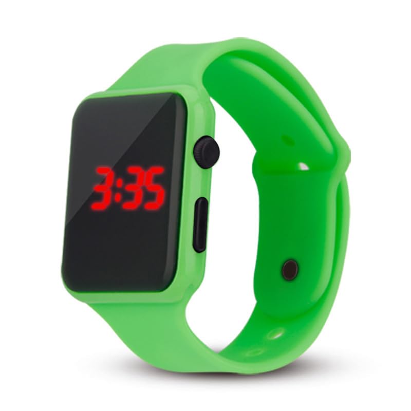 10 Pack Unisex Men Women LED Wrist Watch Silicone Electronic - Product Imagery