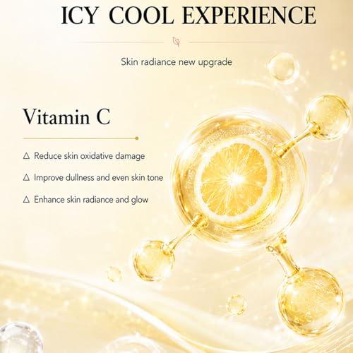 Vitamin C Smoothie Cream,Summer Icy Cool Facial Gel, Lightweight - Product Imagery