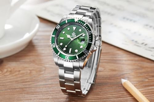 FANMIS Men's Quartz Watch Rotating Bezel Stainless Steel Dress - Product Imagery