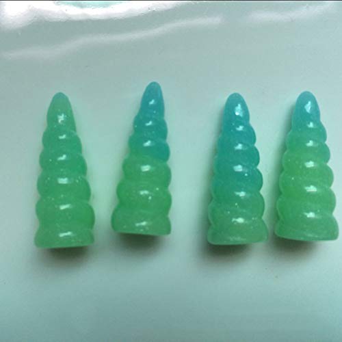 Toyvian Resin Unicorn Horn Spiral Toys Party Favor Decoration 10 - Product Imagery