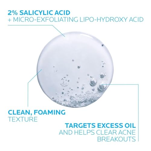 La Roche-Posay Effaclar Medicated Acne Face Wash with 2% - Product Imagery