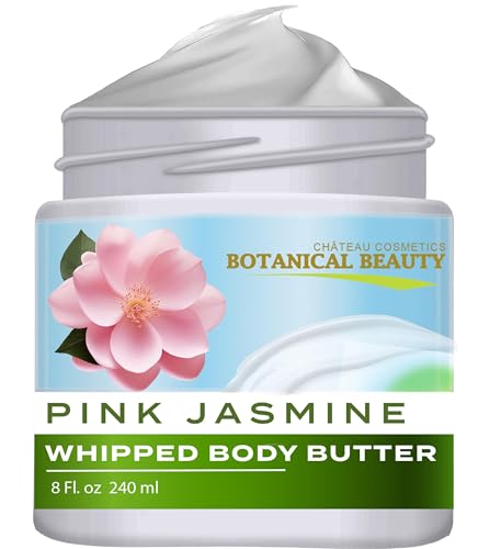 Botanical Beauty PINK JASMINE WHIPPED BODY BUTTER with Shea - Botanical Beauty Official Imagery - 1