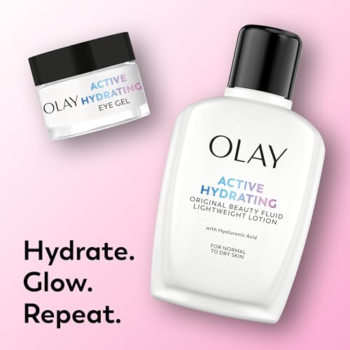Olay Active Hydrating Beauty Moisturizing Lotion, Hyaluronic - Product Imagery