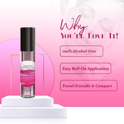 MOBETTER FRAGRANCE OILS Heavenly Shimmer Fragrance Body Oil for - Product Imagery