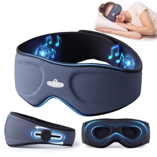 Sleep Headphones Bluetooth Sleep Mask with Adjustable Speakers - Product Imagery