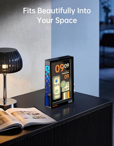 Divoom Times Frame – 10.1" WiFi 6 Digital Picture Frame & Smart - Product Imagery