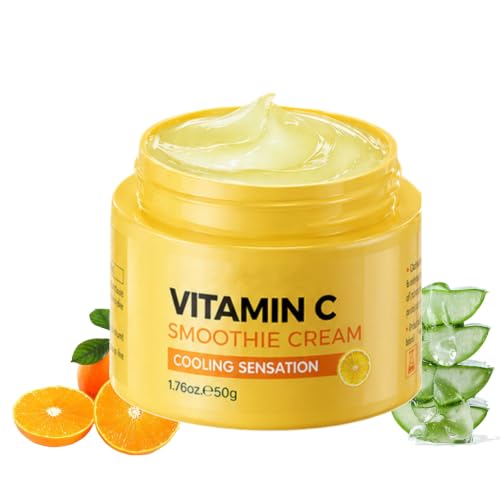 Vitamin C Smoothie Cream,Summer Icy Cool Facial Gel, Lightweight - Product Imagery