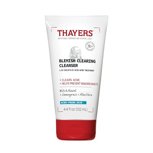 THAYERS Blemish Clearing Face Cleanser with 1.5% Salicylic Acid, - Product Imagery
