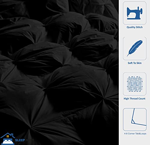 SLEEP-NEST Oversized King Comforter 132 x 120 Inch Hotel Luxury - Product Imagery