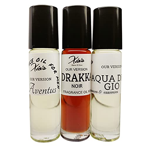 xios Bundle for Men Top 3 Cologne Impressions Best Sellers - Product Imagery