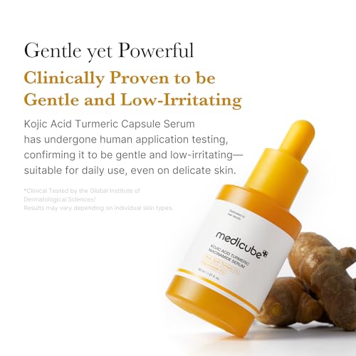 medicube Kojic Acid Turmeric Clarifying Capsule Serum for - Product Imagery